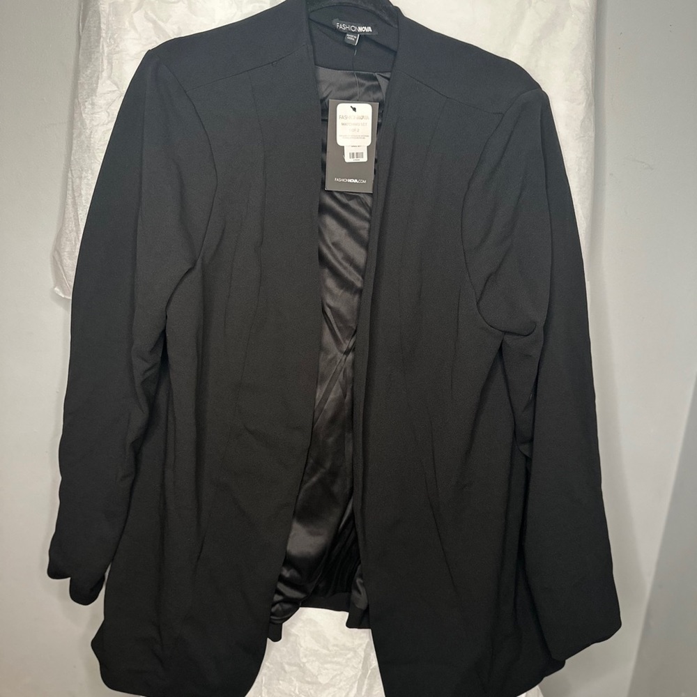 Fashion Nova Plus Size Pant Suit Set